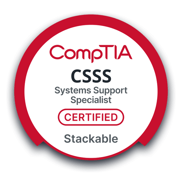CompTIA CSSS Systems Support Specialist badge